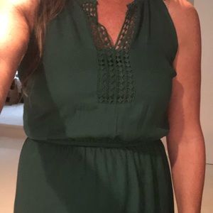 Brand new emerald green dress. Sleeveless.